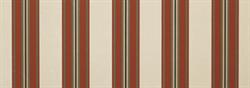 <b>Sunbrella</b> B:120cm brun / beige / rød 