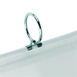 Ringholder til at påsætte runde rings på gardiner med keder 7,5mm, D:10mm